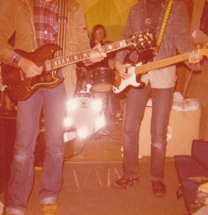 The Connection in their second line-up in the rehearsal room (2), 1980